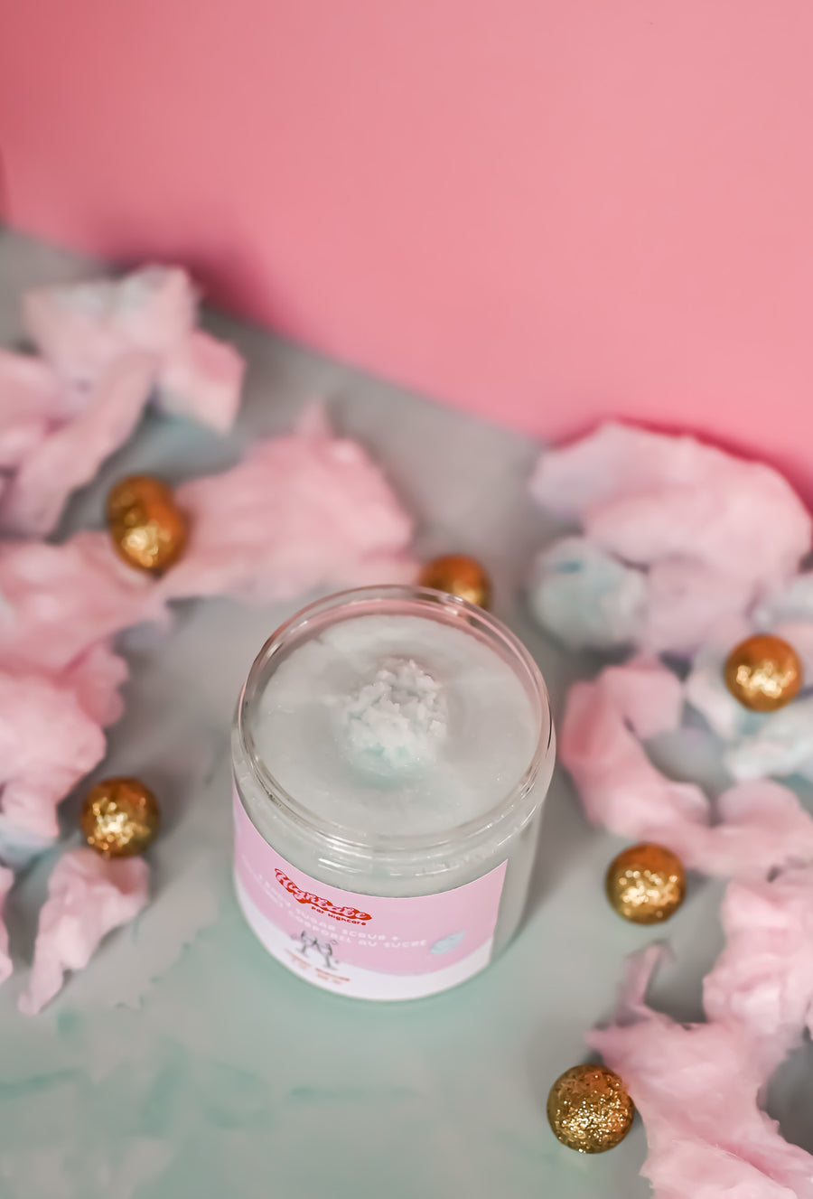 Exfoliant corps ''Sugar scrub'' 🍭🍬 barbe à papa & champagne