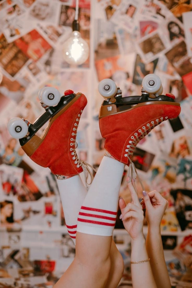 Exfoliant corporel sucré  🛼 Roller Derby - Rouleau aux fruits 🍓🍊🍒🍑 Shimmer✨🤩🪩