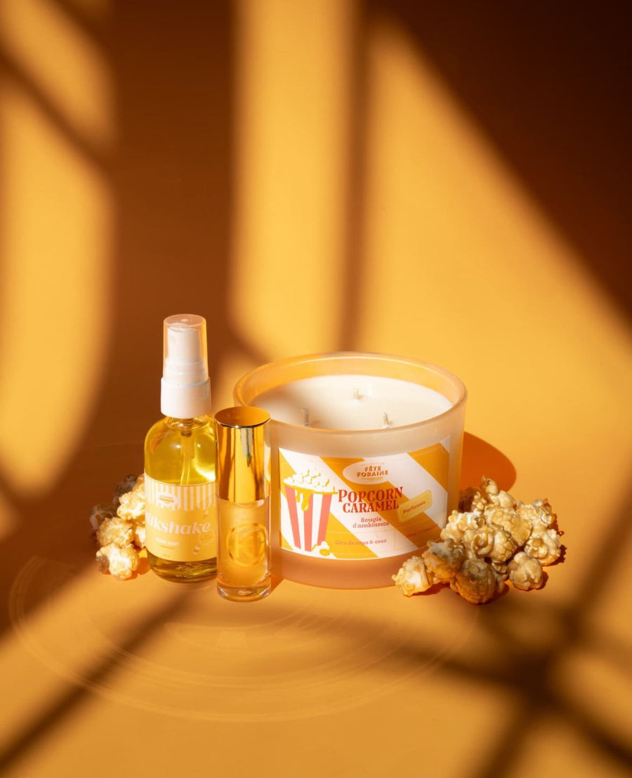 Bougie parfumée🍿🍯 Popcorn caramel