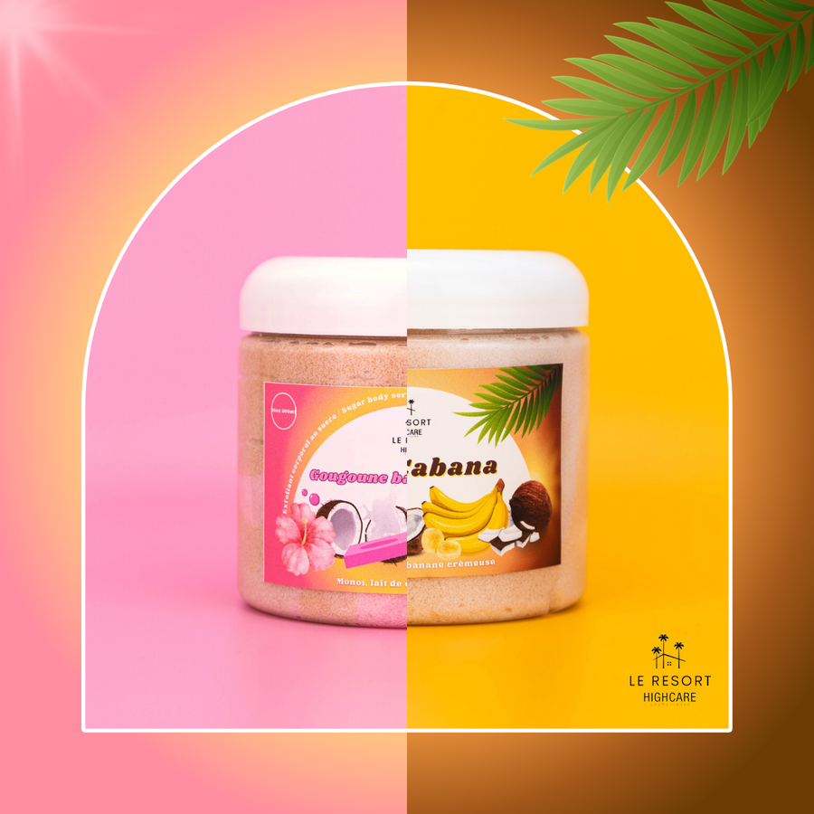 Exfoliant corporel 🥥🥛Gougoune balloune X Copa cabana 🍌⛱️