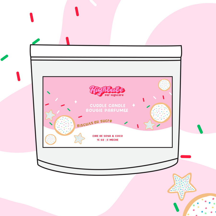 Bougie ''Cuddle candle'' 🧁🍪 biscuits au sucre