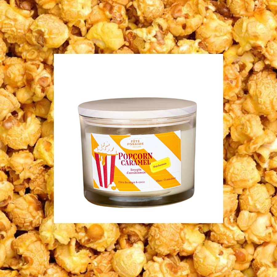 Bougie parfumée🍿🍯 Popcorn caramel