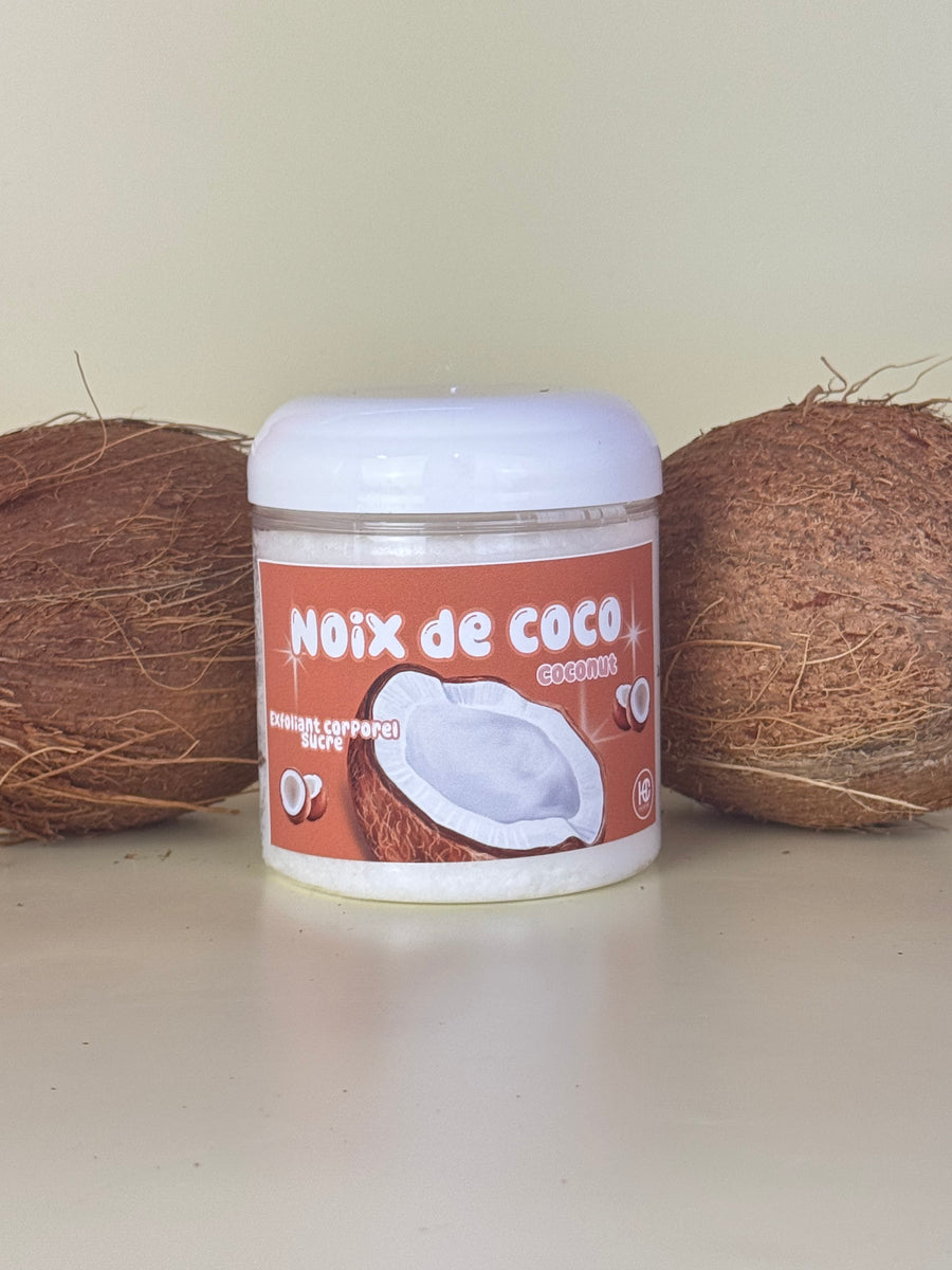Exfoliant corporel sucré 🥥 Noix de coco