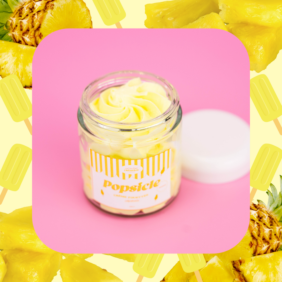 Crème fouettée corporelle - Popsicle ananas 🍍💦