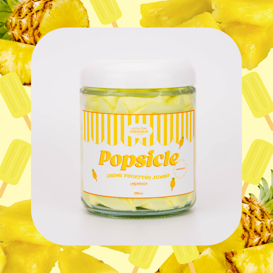Crème fouettée corporelle - Popsicle ananas 🍍💦