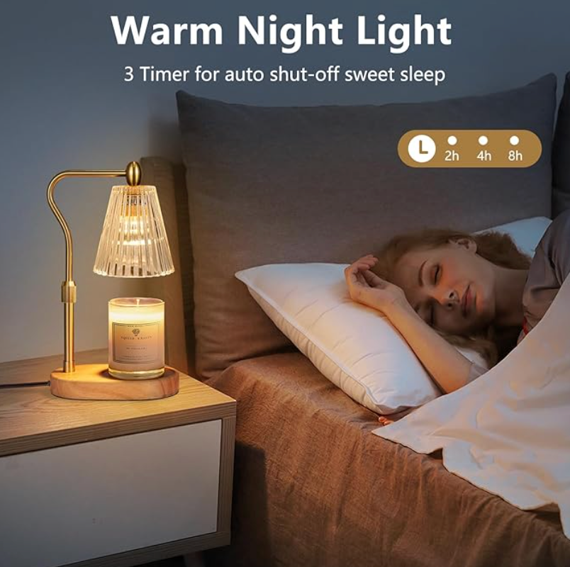 Lampe chauffe-bougie - 1 bougie au choix