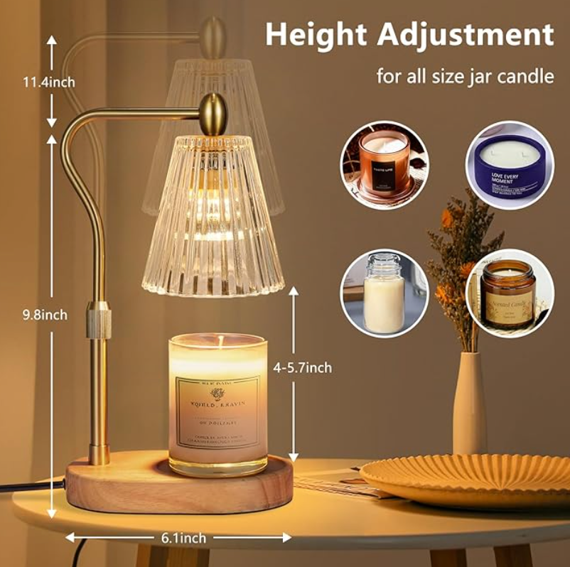 Lampe chauffe-bougie - 1 bougie au choix