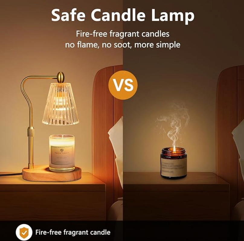 Lampe chauffe-bougie - 1 bougie au choix