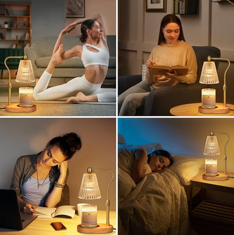 Lampe chauffe-bougie - 1 bougie au choix