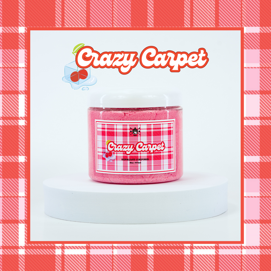 Exfoliant corporel sucré - Crazy Carpet 🍒( Cerise glacée)
