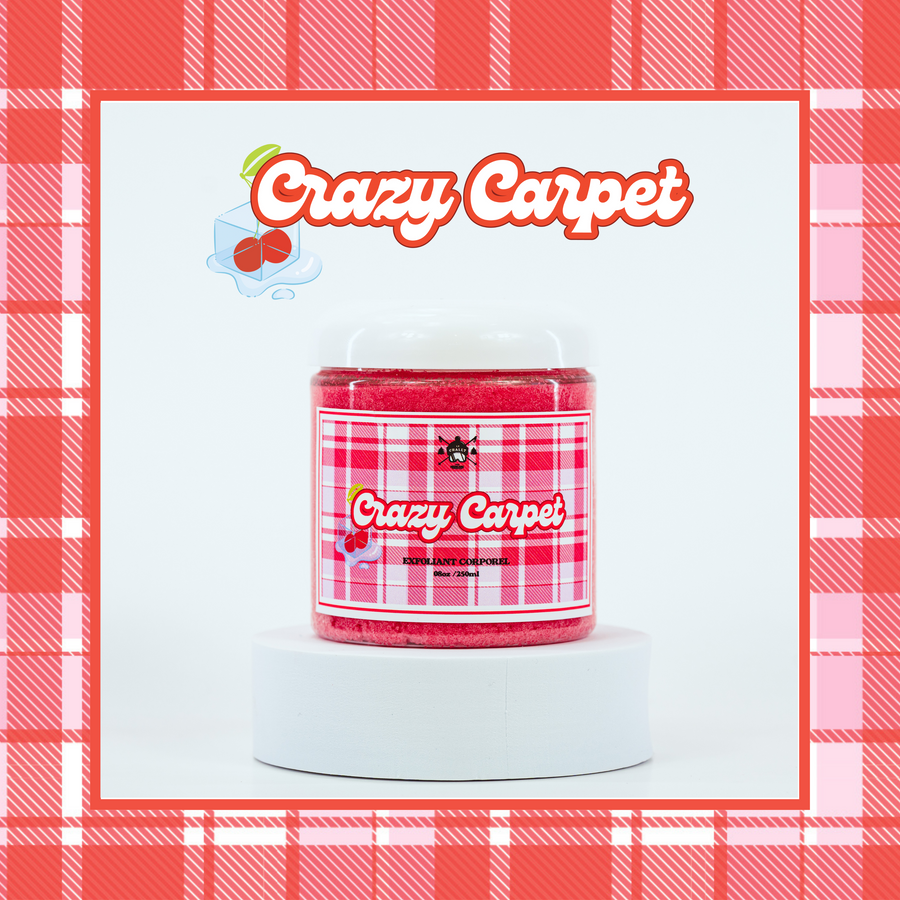 Exfoliant corporel sucré - Crazy Carpet 🍒( Cerise glacée)