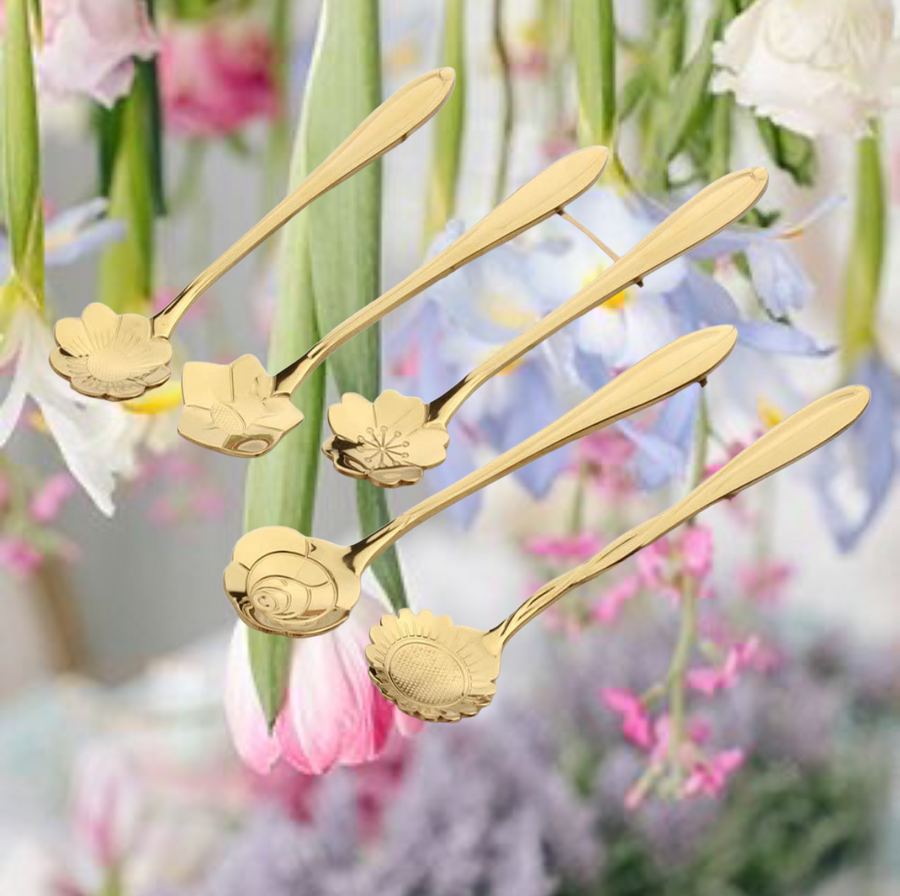 💐 Cuillère spoonie à cosmétique 🌷🌼 fleurs de Pâques 🌷🌼