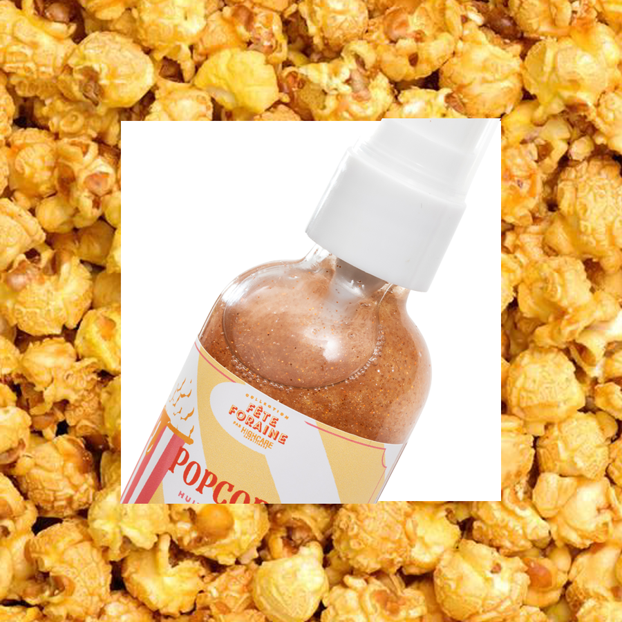 Huile luxueuse bain&corps 🍿🍯🎬 Popcorn caramel